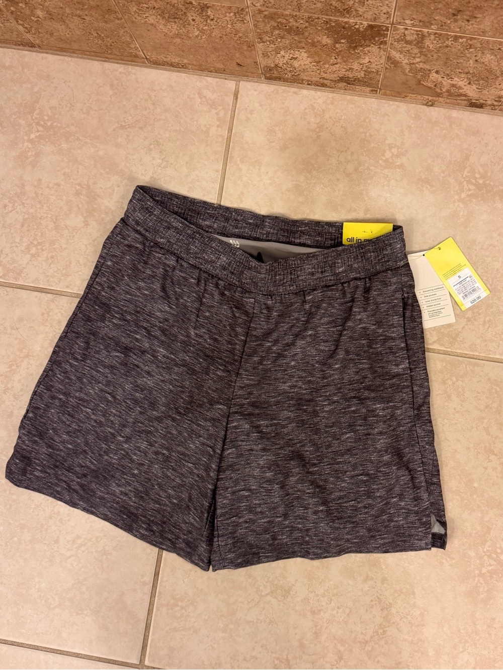 all in motion Heathered Charcoal Athletic Shorts